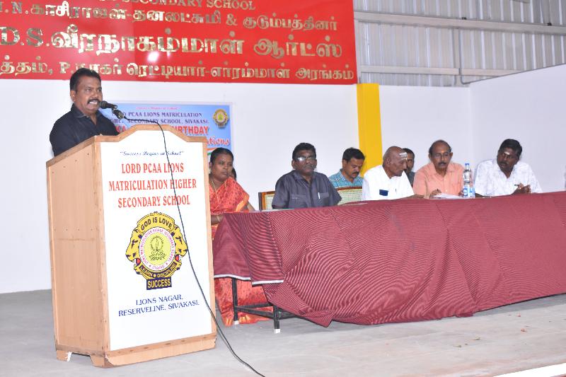 Lord Lions School Sivakasi Kamarajar Birthday Celebrations