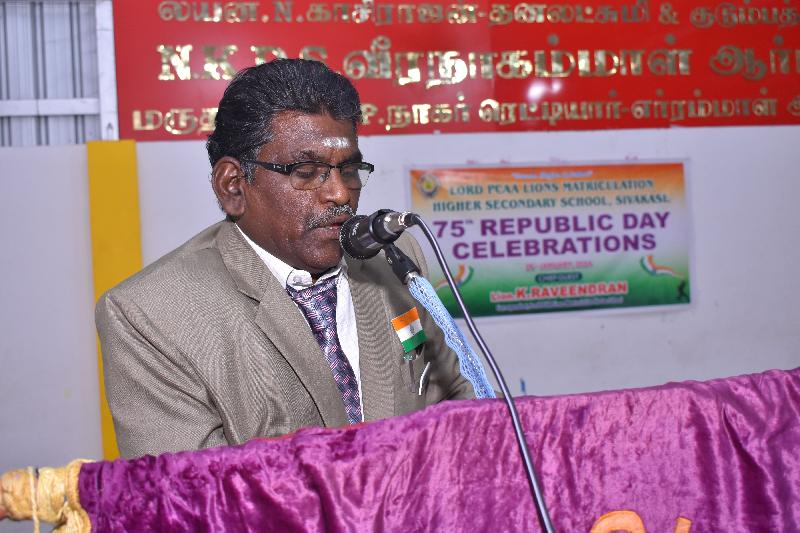 Lord Lions School Sivakasi REPUBLIC DAY CELEBRATION