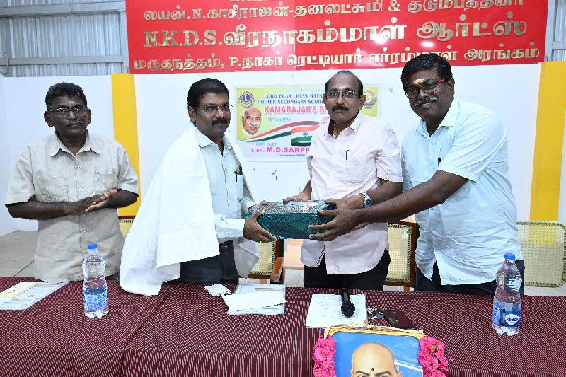 Lord Lions School Sivakasi Kamarajar Birthday Celebrations